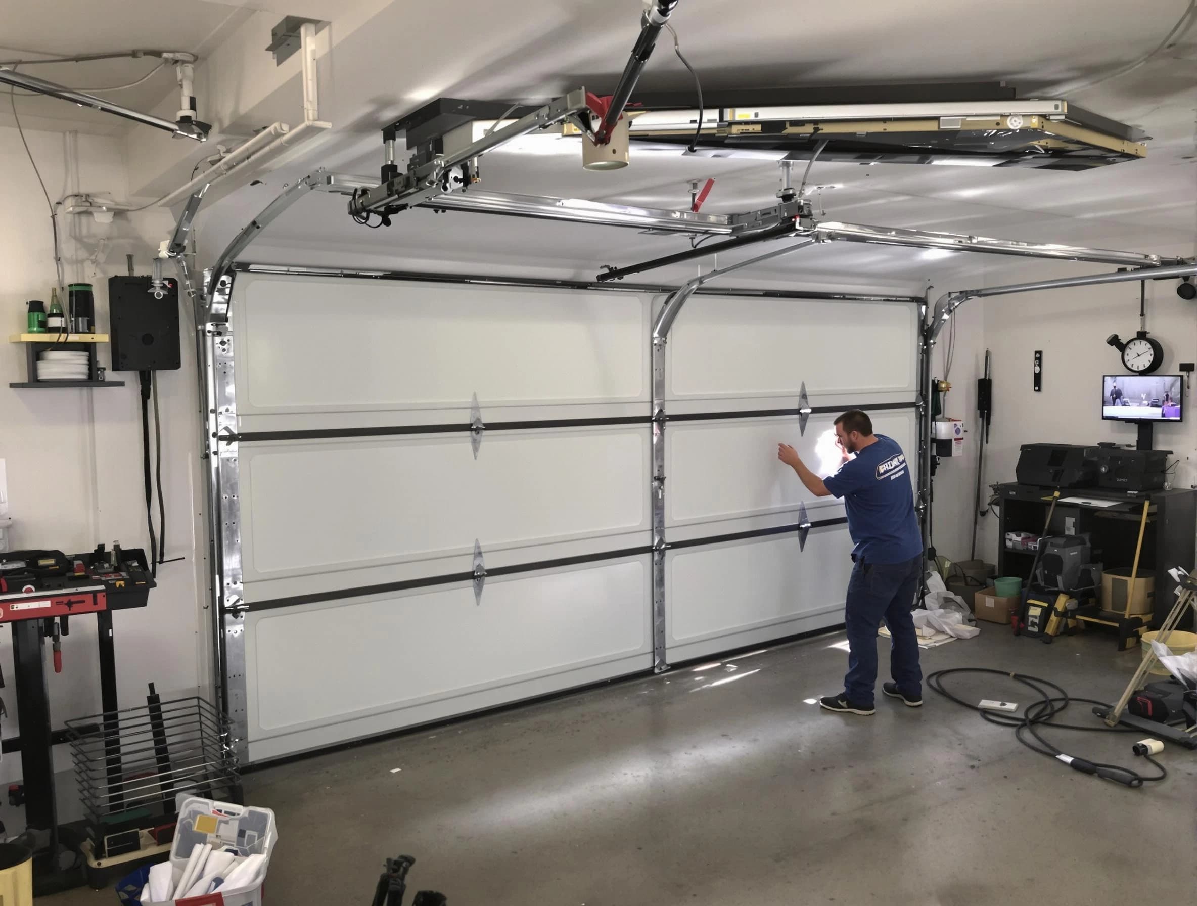 Professional garage door repair service by Wayne Garage Door Repair in Wayne