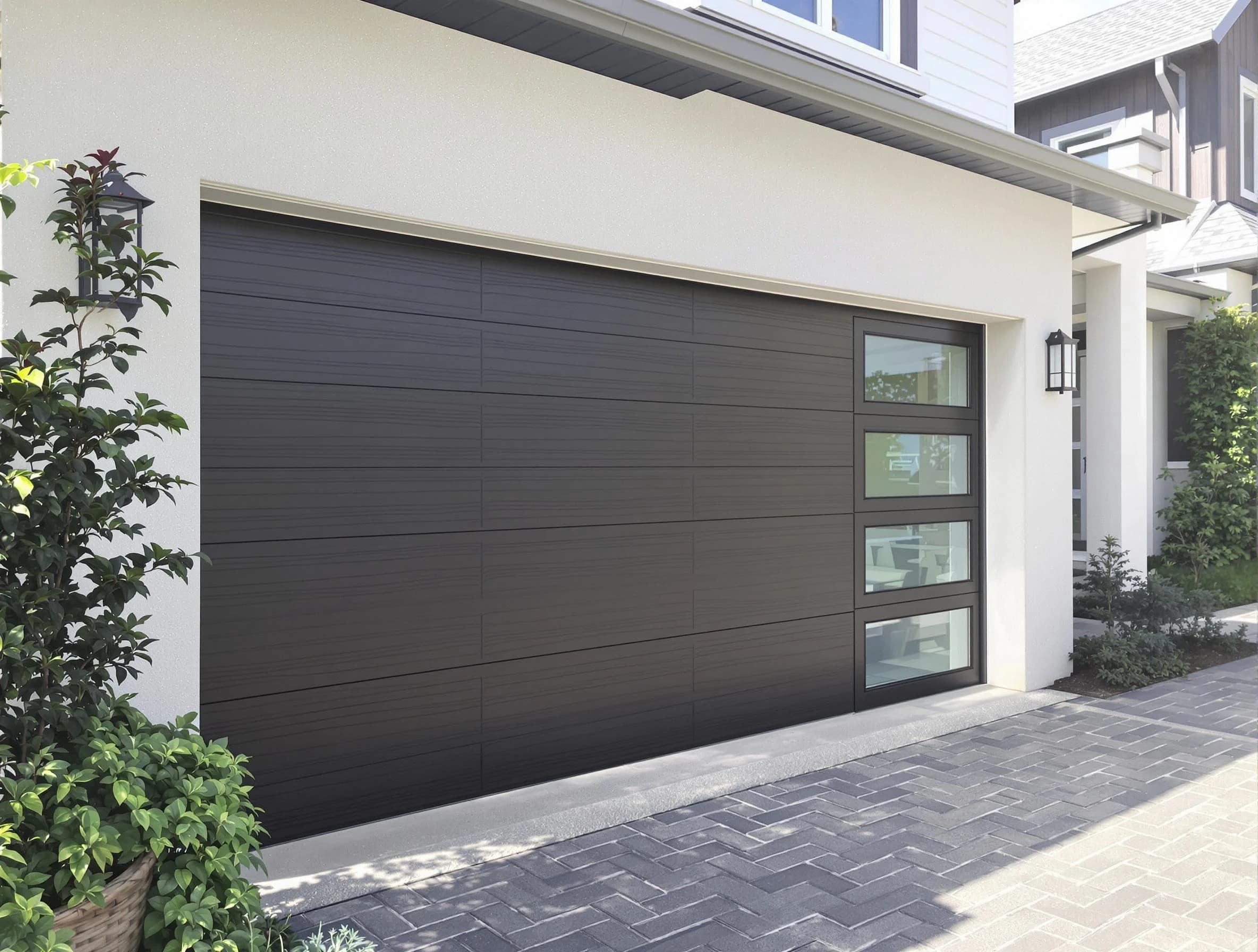 Custom garage door installation by Wayne Garage Door Repair in Wayne