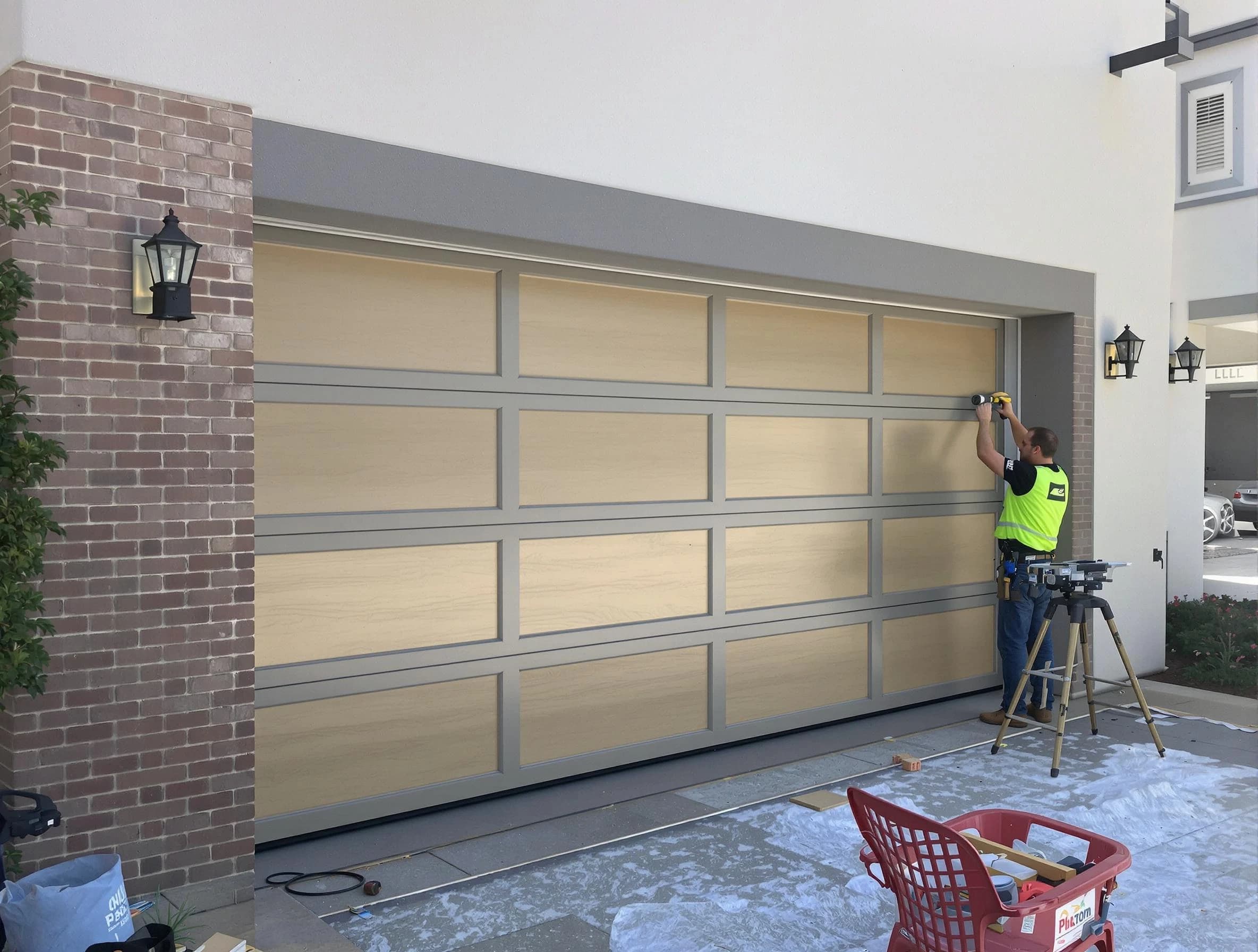 Garage door replacement service by Wayne Garage Door Repair in Wayne