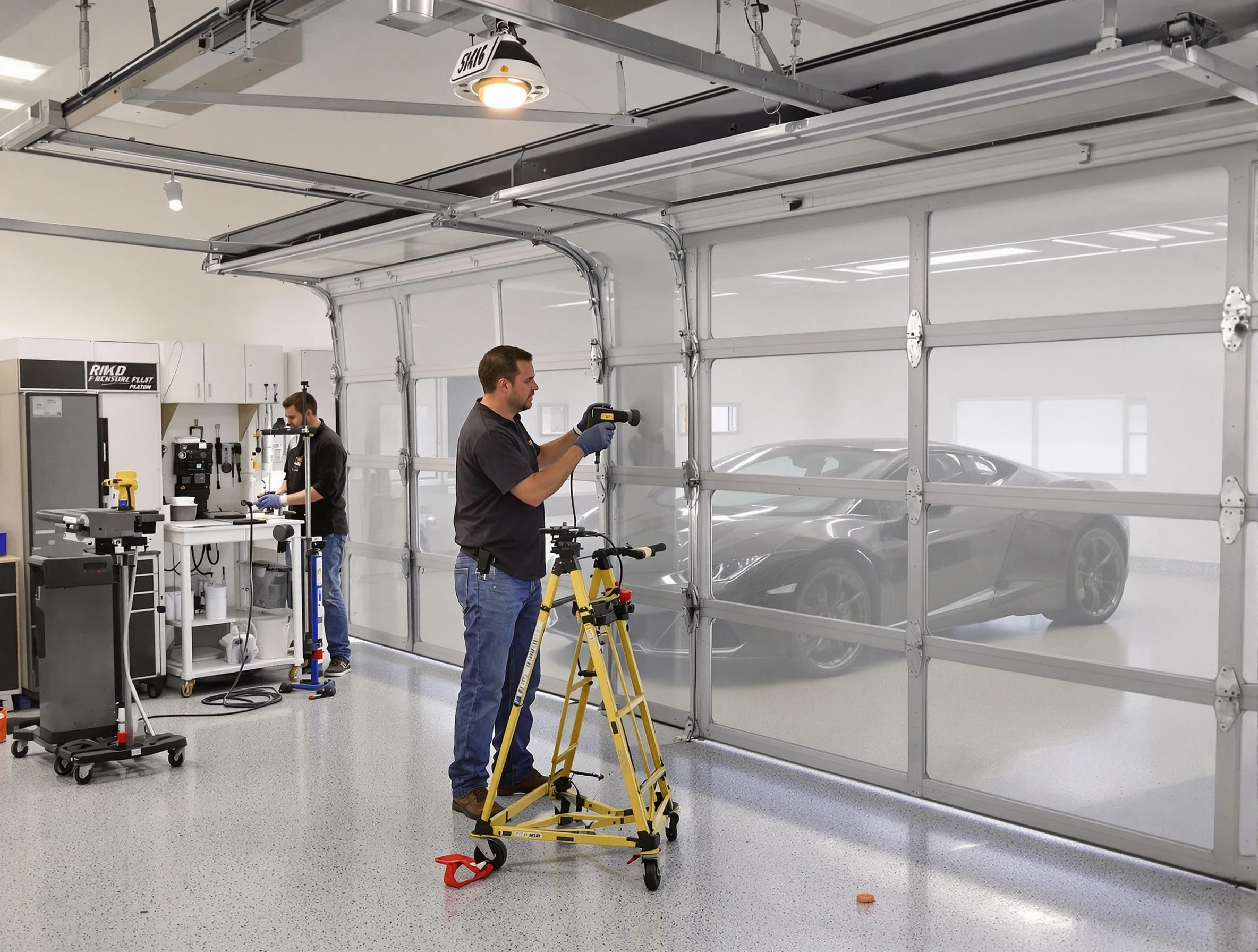 Garage Door Dents Repair in Wayne