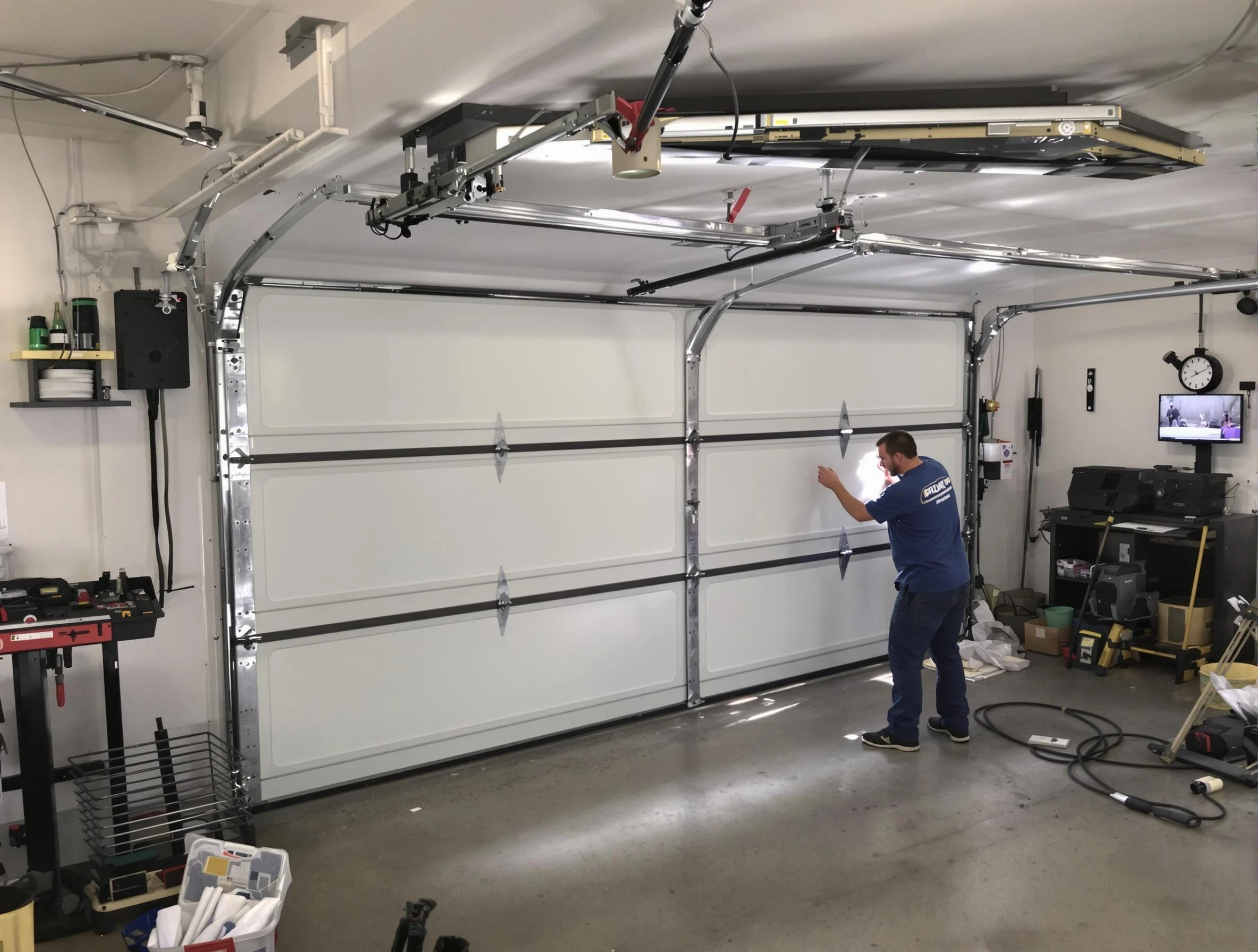Professional garage door repair service by Wayne Garage Door Repair in Wayne